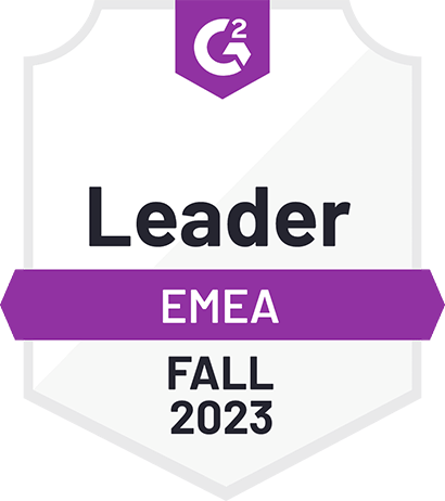 g2 fall EMEA leader badge